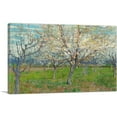 thumbnail image 1 of ARTCANVAS The Pink Orchard 1888 Canvas Art Print by Vincent Van Gogh - Size: 26" x 18" (0.75" Deep), 1 of 9