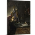 thumbnail image 1 of ARTCANVAS The Raising of Lazarus 1632 Canvas Art Print by Rembrandt van Rijn - Size: 40" x 26" (1.50" Deep), 1 of 9