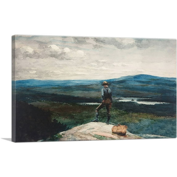 ARTCANVAS The Ranger 1882 Canvas Art Print by Winslow Homer - Size: 26" x 18" (0.75" Deep)
