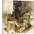 thumbnail image 1 of ARTCANVAS The Rower 1910 Canvas Art Print by Pablo Picasso - Size: 26" x 26" (0.75" Deep), 1 of 9