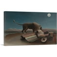 thumbnail image 1 of ARTCANVAS The Sleeping Gypsy 1897 Canvas Art Print by Henri Rousseau - Size: 40" x 26" (1.50" Deep), 1 of 9
