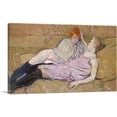 thumbnail image 1 of ARTCANVAS The Sofa 1896 Canvas Art Print by Henri De Toulouse-Lautrec - Size: 26" x 18" (0.75" Deep), 1 of 9