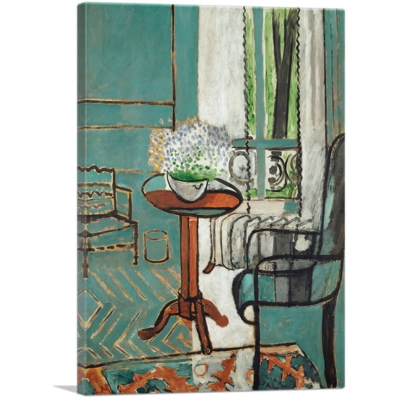 ARTCANVAS The Window 1916 Canvas Art Print by Henri Matisse - Size: 26" x 18" (0.75" Deep)