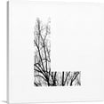 thumbnail image 1 of ARTCANVAS Tree Branches Alphabet Letter L Canvas Art Print - Size: 36" x 36" (1.50" Deep), 1 of 9
