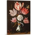 thumbnail image 1 of ARTCANVAS Tulips with Butterfly Canvas Art Print by Balthasar van der Ast - Size: 90" x 60" (1.50" Deep) (3-Piece), 1 of 9