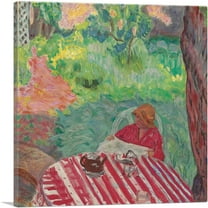 ARTCANVAS Under the Tree 1915 Canvas Art Print by Pierre Bonnard - Size: 18" x 18" (0.75" Deep)
