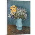 thumbnail image 1 of ARTCANVAS Vase of Flowers 1887 Canvas Art Print by Vincent Van Gogh - Size: 26" x 18" (0.75" Deep), 1 of 9