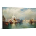 thumbnail image 1 of ARTCANVAS Venetian Scene Canvas Art Print by Thomas Moran - Size: 26" x 18" (1.50" Deep), 1 of 9