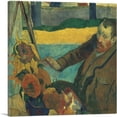 thumbnail image 1 of ARTCANVAS Vincent van Gogh Painting Sunflowers 1888 Canvas Art Print by Paul Gauguin - Size: 18" x 18" (0.75" Deep), 1 of 9