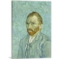 thumbnail image 1 of ARTCANVAS Vincent van Gogh Self-Portrait 1889 Canvas Art Print by Vincent Van Gogh - Size: 26" x 18" (0.75" Deep), 1 of 9