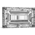 thumbnail image 1 of ARTCANVAS White Gray Emerald Cut Diamond Jewel Canvas Art Print - Size: 60" x 40" (0.75" Deep) (3-Piece), 1 of 9