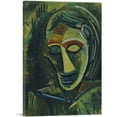 thumbnail image 1 of ARTCANVAS Woman's Head 1908 Canvas Art Print by Pablo Picasso - Size: 18" x 12" (0.75" Deep), 1 of 9