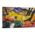 thumbnail image 1 of ARTCANVAS Yellow Cow 1911 Canvas Art Print by Franz Marc - Size: 26" x 18" (1.50" Deep), 1 of 9