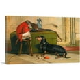thumbnail image 1 of ARTCANVAS Ziva - A Badger Dog Belonging to the Hereditary Prince 1840 Canvas Art Print by Edwin Henry Landseer - Size: 18" x 12" (1.50" Deep), 1 of 9