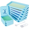 thumbnail image 1 of ARTDOT 10 Piece Diamond Painting Tray Tool Set, 6 Large and 4 Small Blue Trays for Beads and Drills Organization, 1 of 8