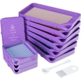 thumbnail image 1 of ARTDOT 10 Piece Diamond Painting Tray Tool Set, 6 Large and 4 Small Blue Trays for Beads and Drills Organization, 1 of 9