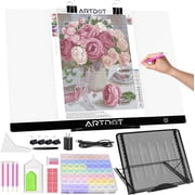 ARTDOT A2 Diamond Painting Light Pad USB Powered Adjustable Brightness with Diamond Art Accessories and Tools for Drawing Tracing