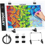 ARTDOT A4 Diamond Painting Light Pad USB Powered Adjustable Brightness with Diamond Art Accessories and Tools for Drawing Tracing