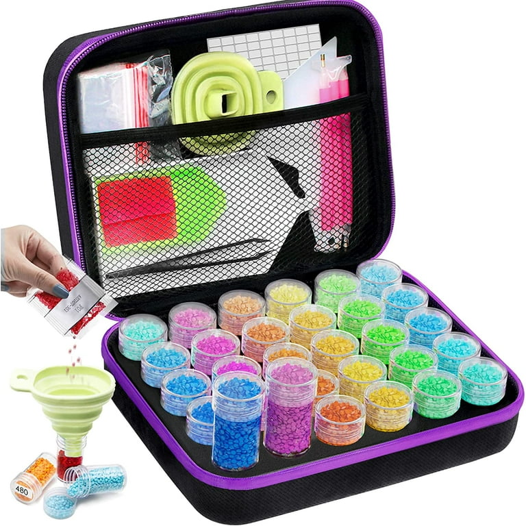 ARTDOT Diamond Painting Tools Kit, Diamond Embroidery Accessories Storage  Container (Storage Box with Tools)