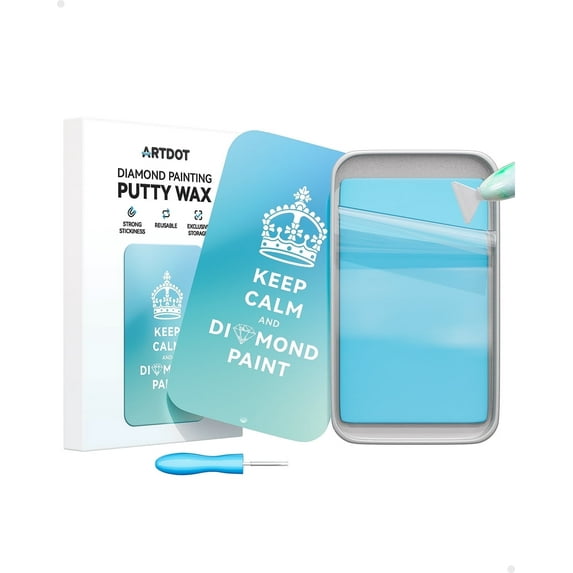 ARTDOT Diamond Art Wax Diamond Painting Dot Putty Kits Clay Glue with Slide Storage Box