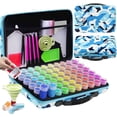 thumbnail image 1 of ARTDOT 60 Slots Diamond Painting Bead Storage Container Case for Diamond Art Drill Medium （Blue）, 1 of 7