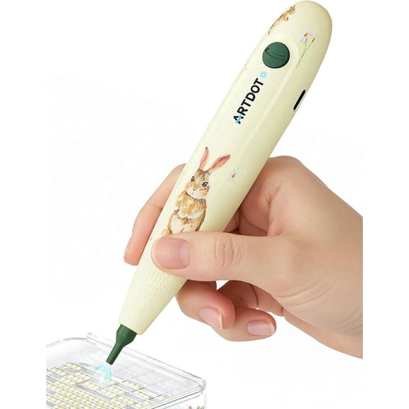 ARTDOT Diamond Art Wireless Vacuum Pen, Long-Lasting Electric Pen for Diamond Painting Accessories and Tools