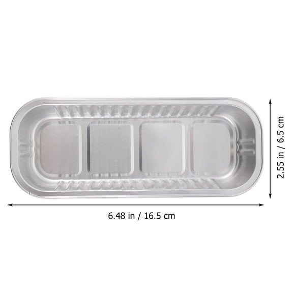 ARTEA 20Pcs Aluminum Foil Loaf Pans Mini Bread Pans Disposable Aluminum Foil Mini Loaf Baking Pans