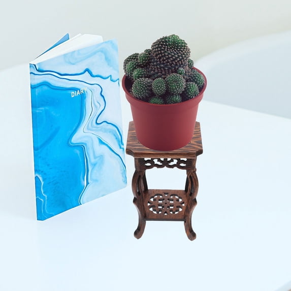 Pot Base ARTEA Flower Pot Base Plant Stand Wooden Plant Stand Holder Flower Pot ...