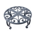 thumbnail image 1 of ARTESANO Home Decor Hand Forged Black Iron Plant Stand, 1 of 3