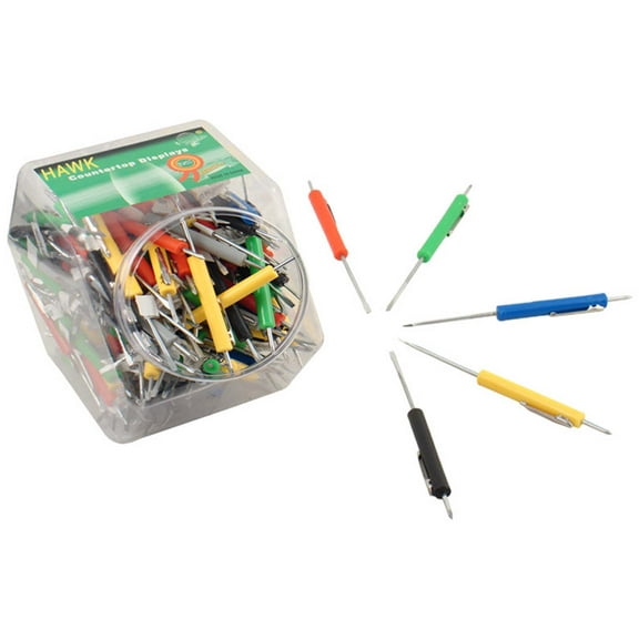 ARTESIA TOOL 192 Piece Double-Sided Screwdriver Set | Long-Nose Slotted & Compact Phillips | Chrome-Plated | Pocket-Clip | Display Jar Included | Great For Retail Shops, Classrooms, Workshops