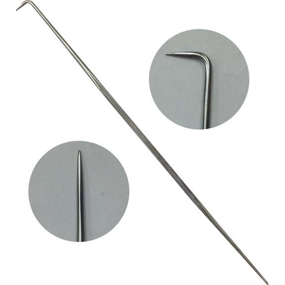 ARTESIA TOOL (2 Pack) 8-1/8" Stainless Steel Double Ended Spring Hook | Textured, Non-Slip Handle | Extra Sharp Points | Ideal for Precision Tasks