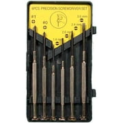 ARTESIA TOOL 6 Piece Precision Screwdriver Set | Phillips & Slotted | Compact Design in Protective Case | Phillips Sizes #0, #1 | Slotted Sizes 1.4mm, 2mm, 2.4mm, and 3mm | Textured Handle
