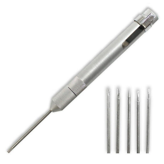ARTESIA TOOL 6-in-1 Precision Screw Driver | Compact Screwdriver Design | Aluminum Construction | Pocket-Ready Design | Great For Electronic Repair, Jewelry Repair, Glasses Repair, Home Repairs