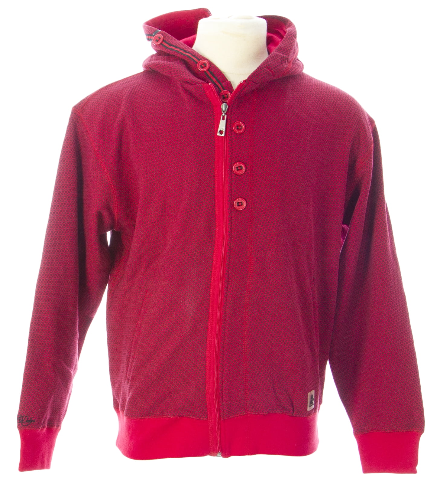 ARTFUL DODGER Men's DWTM Hoodie Sz Large Scarlet