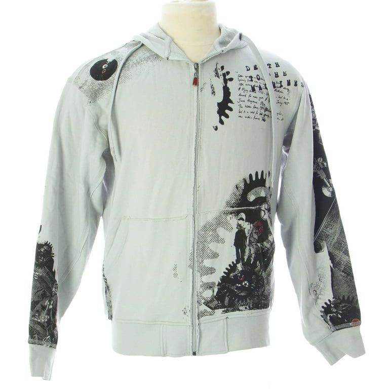 ARTFUL DODGER Men's Gutted Hoodie Sz Extra Large Tin