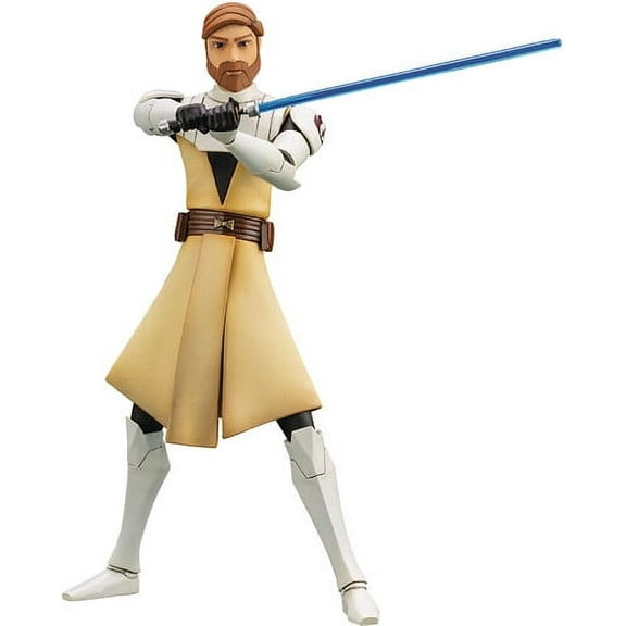 ARTFX+ Star Wars: Clone Wars Obi-Wan Kenobi 1/10 Scale PVC Painted Easy Assembly Figure SW189