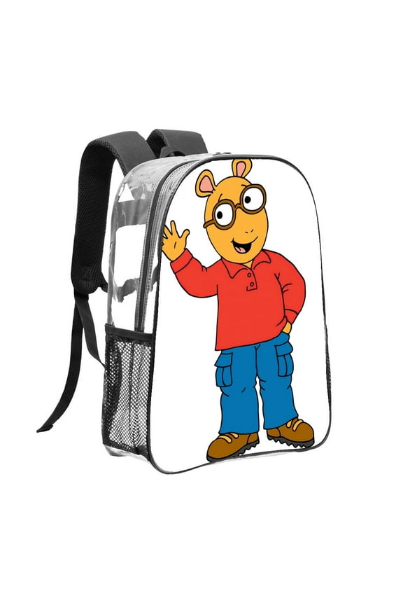 ARTHUR Pattern Transparent Backpack Lightweight And fashionable Showcasing Personality And Leading The Trend