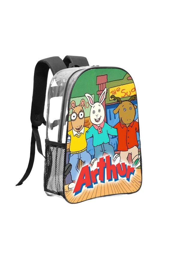 ARTHUR Pattern Transparent Backpack Lightweight And fashionable Showcasing Personality And Leading The Trend