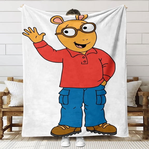 ARTHUR Throw Blanket Gifts for Fans Lover Girls Boys Women Present Hoodie Him Bed 60"x80"