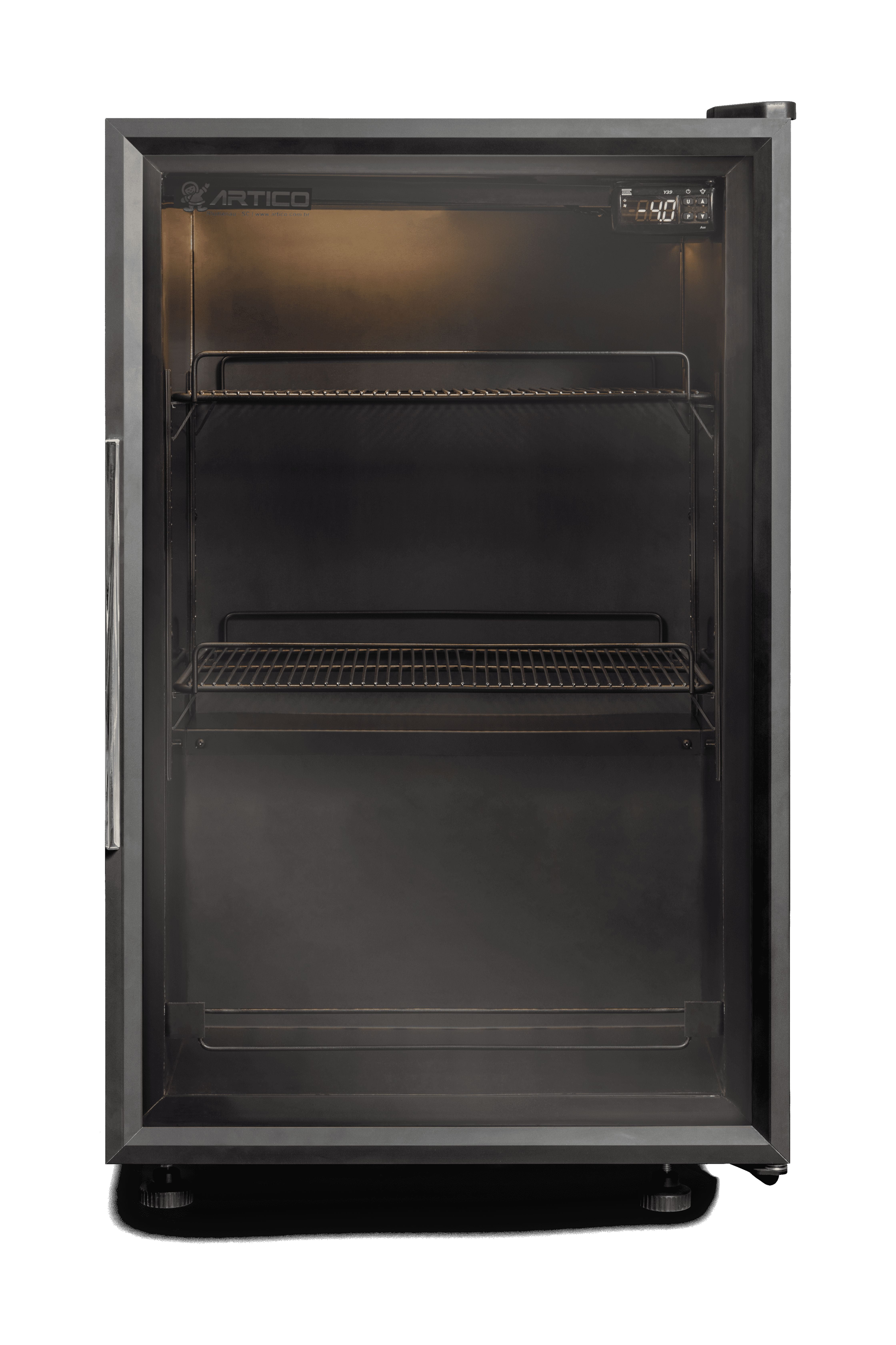ARTICO Beverage Cooler – Built-in or Freestanding, Smart Temperature Control, Ultra-Quiet Operation, LED Lighting, Compressor Cooling, Modern Design (Black, 30 Bottles)