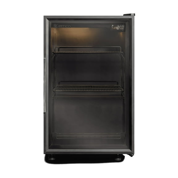 ARTICO Beverage Cooler – Built-in or Freestanding, Smart Temperature Control, Ultra-Quiet Operation, LED Lighting, Compressor Cooling, Modern Design (Black, 30 Bottles)
