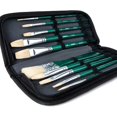 ARTIFY 10 Pieces Paint Brush Set, Intermediate Series, Includes a ...