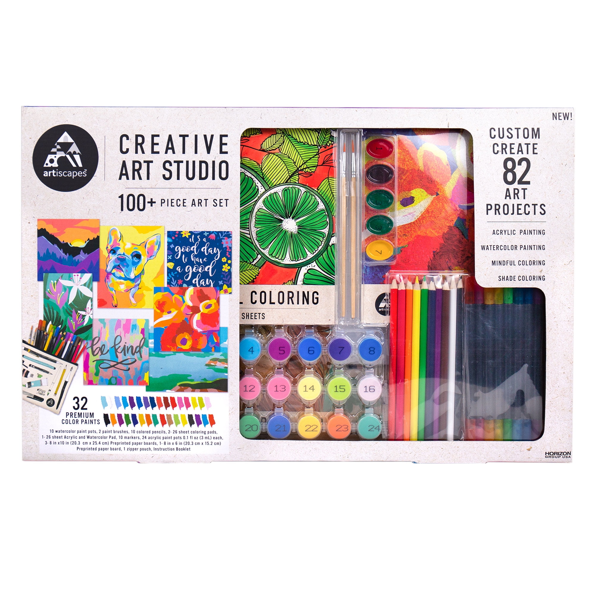 Cra-Z-Art Timeless Creations 2-in-1 Visual Art Designer, Beginner Drawing  Set, Unisex Ages 8 and up