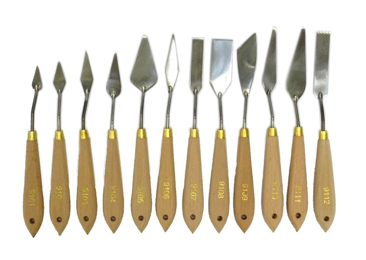 Plastic Palette Knife Set For Painting, Diy Crafts (25 Pieces) : Target