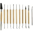 thumbnail image 1 of ARTIST'S BEST 11-Piece Assorted Double Ended Sculpture Tool Set | 22 Different Tips for Precise Sculpting | Ideal for Art Students & Professionals | Steel & Birch Wood Construction, 1 of 2