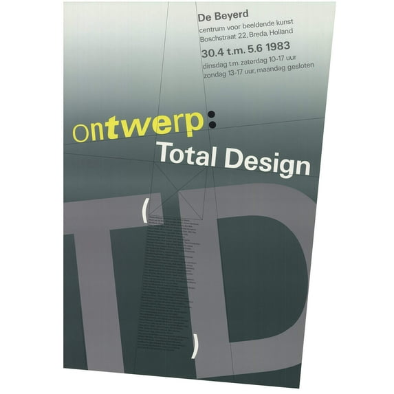ARTIST UNKNOWN Ontwerp: Total Design, 1984