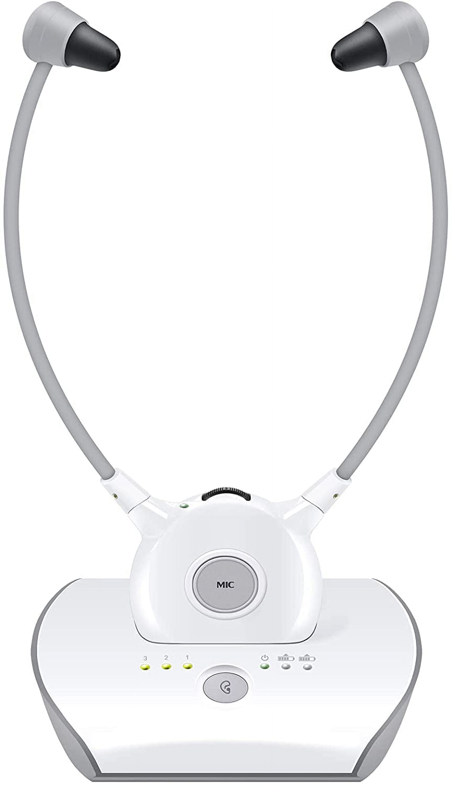 ARTISTE APH100 Wireless Headphones for TV, 2.4GHz Wireless TV Headphones for Senior, Plug and Play, 100ft Range, 2 Batteries