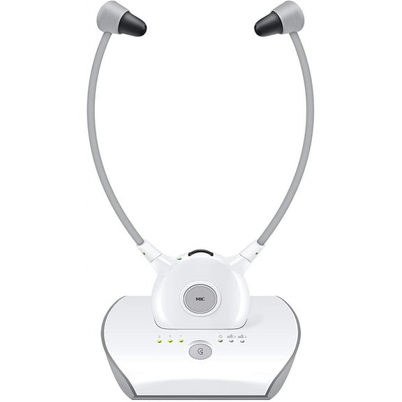 ARTISTE APH100 Wireless Headphones for TV, 2.4GHz Wireless TV Headphones for Senior, Plug and Play, 100ft Range, 2 Batteries