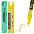 ARTISTRO 2 Acrylic Paint Pens for Rock Painting Ceramic Wood Glass Tire