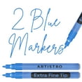 ARTISTRO 2 Acrylic Paint Pens for Rock Painting Ceramic Wood Glass Tire